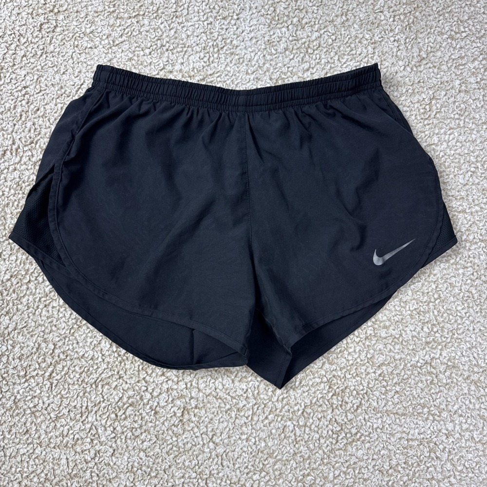 Nike Women's Tempo Running‎ Shorts 3.5" Black Embossed Small 831281-010